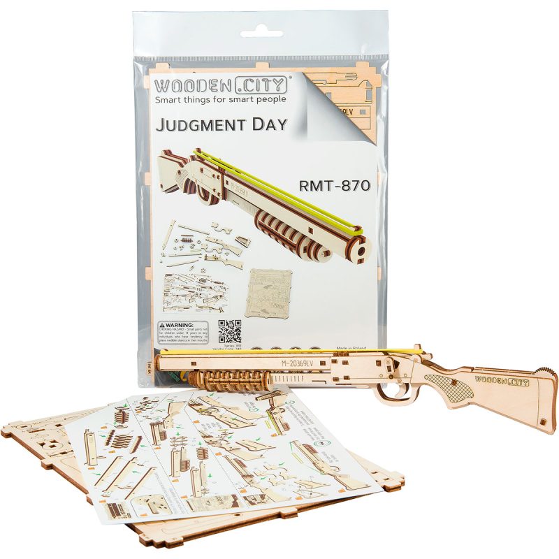 Wooden Puzzle 3D Gun Judgment Day RMT-870 3