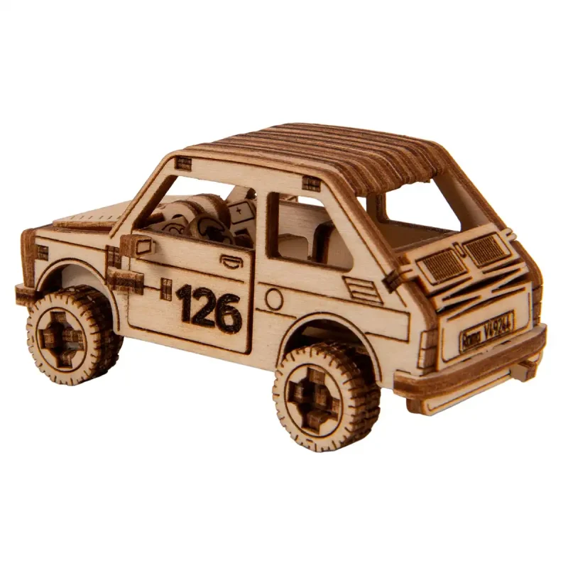 Wooden Puzzle 3D Car Rally Car 3 - 4