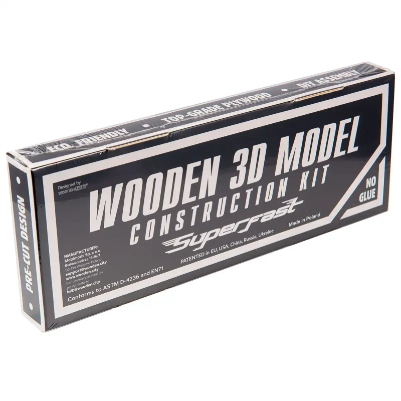 Wooden Puzzle 3D Car Work Horse 2-12