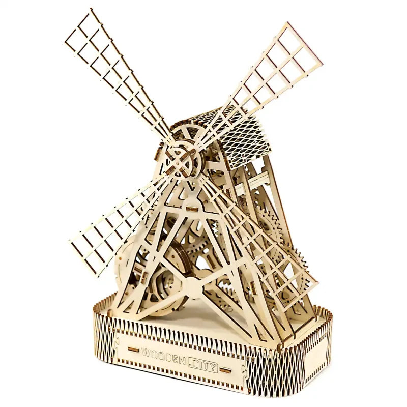 Wooden Puzzle 3D Mill 7