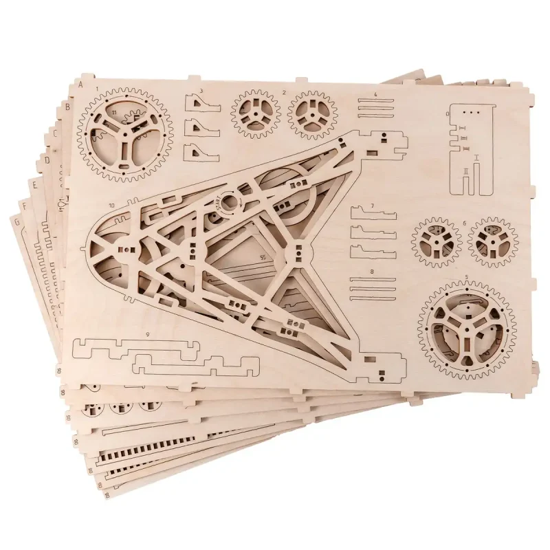 Wooden Puzzle 3D Mill 24