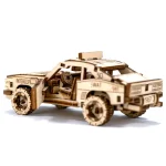 Wooden Puzzle 3D Car Police Car - 5