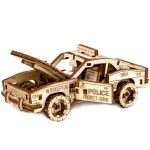 Wooden Puzzle 3D Car Police Car - 3