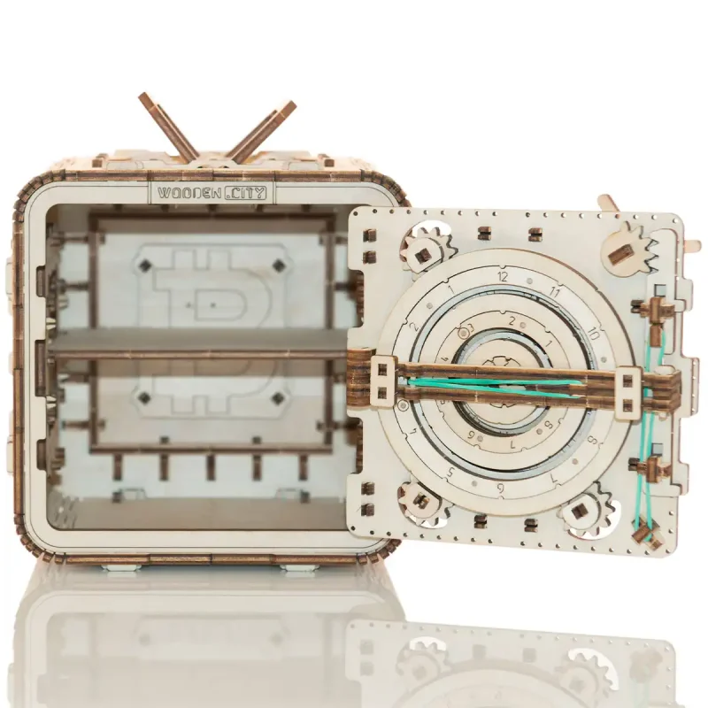 Wooden Puzzle Box 3D Safe 4