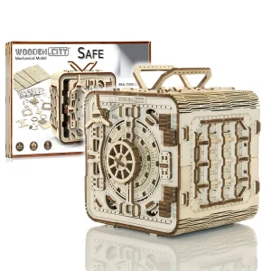 Wooden Puzzle Box 3D Safe 16