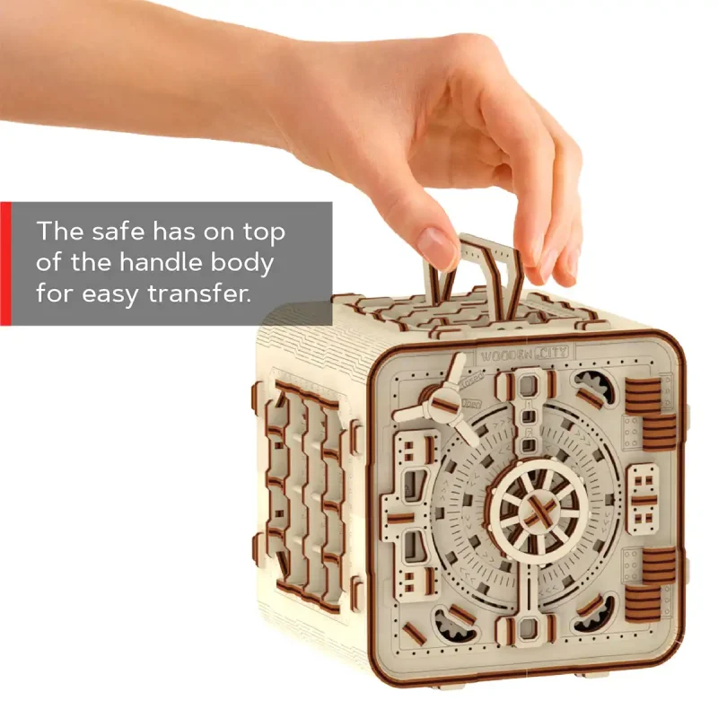 Wooden Puzzle Box 3D Safe 13