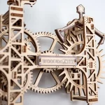 Wooden Puzzle 3D Steampunk Wall Clock 19