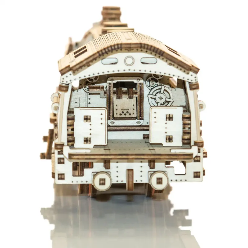 Wooden Puzzle 3D Train Wooden Express With Rails 1