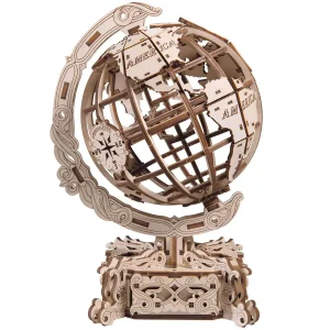 Wooden Puzzle 3D World Globe 7