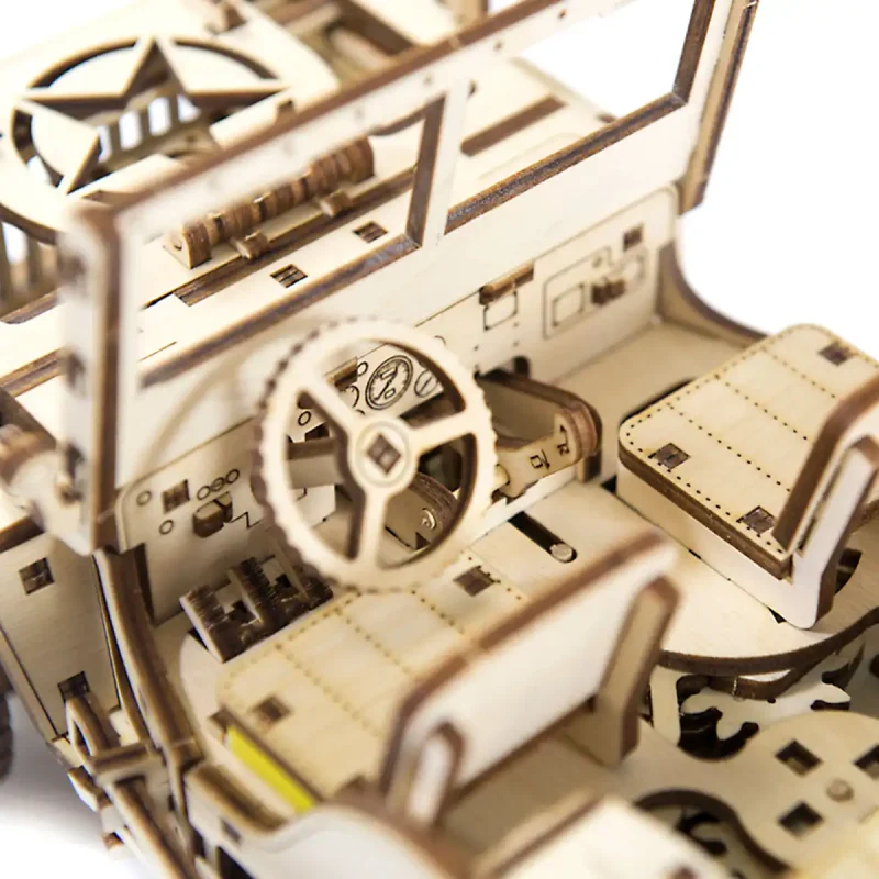 Wooden Puzzle 3D Car 4x4 24