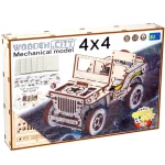 Puzzle drewniane 3D samochód 4×4 24
