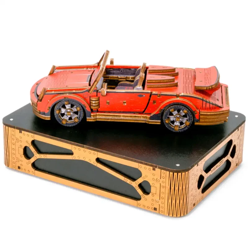 Wooden Puzzle 3D Colored Sport Car LE 11