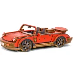 Wooden Puzzle 3D Colored Sport Car LE 7