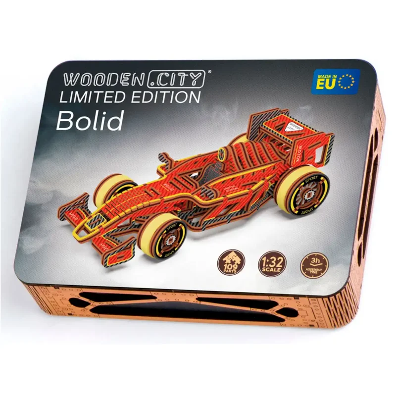 Wooden Puzzle 3D Colored Bolid LE 3