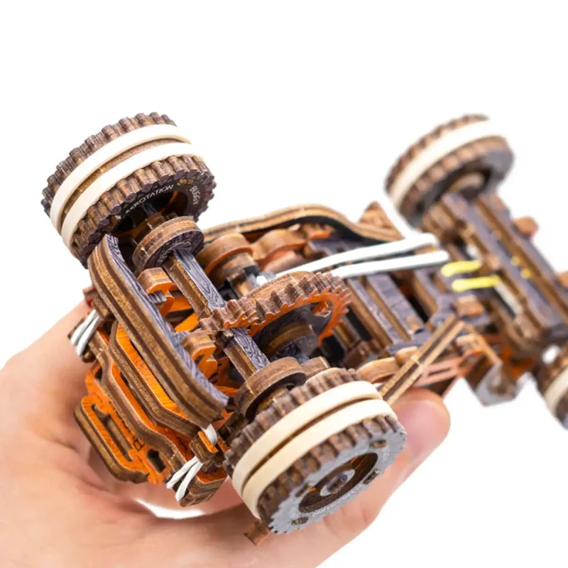 Wooden Puzzle 3D Colored Buggy LE 9