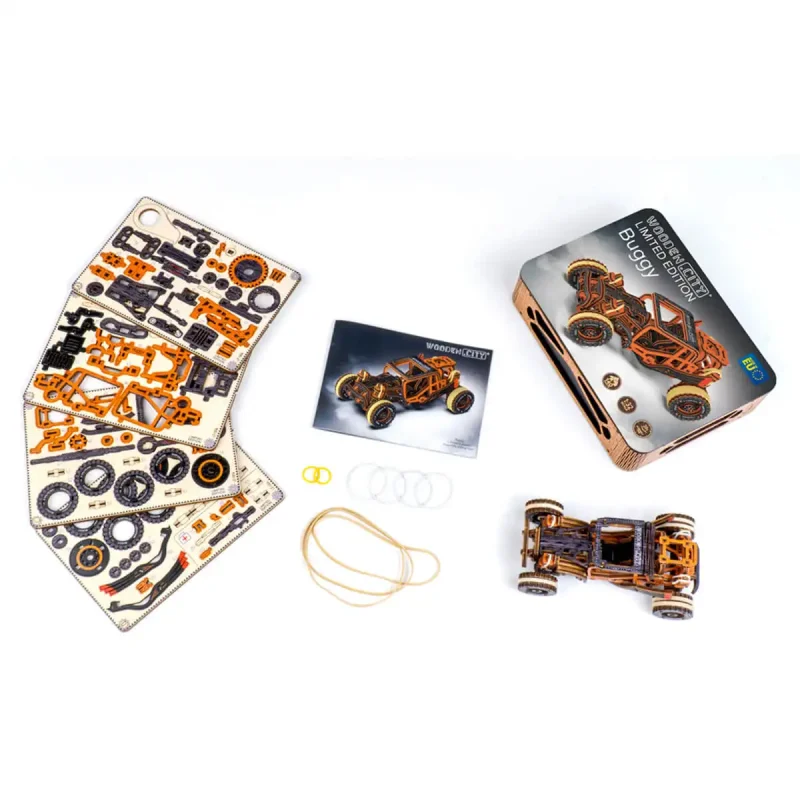 Wooden Puzzle 3D Colored Buggy LE 2