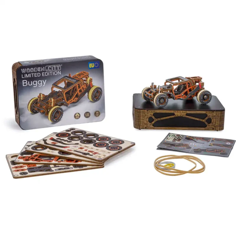 Wooden Puzzle 3D Colored Buggy LE 3