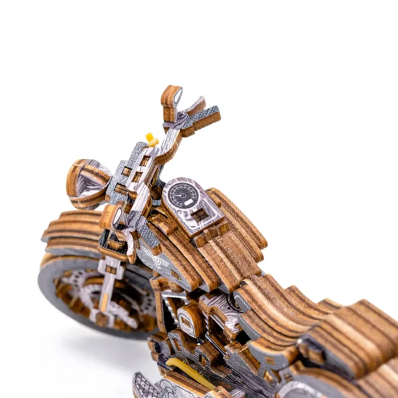 Wooden Puzzle 3D Motorbike Cruiser V-Twin Limited Edition 19