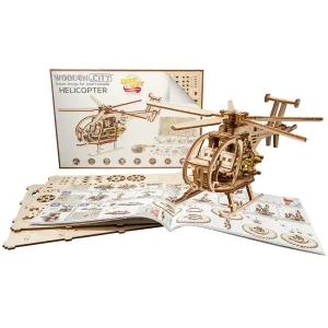 Wooden Puzzle 3D Helicopter 1