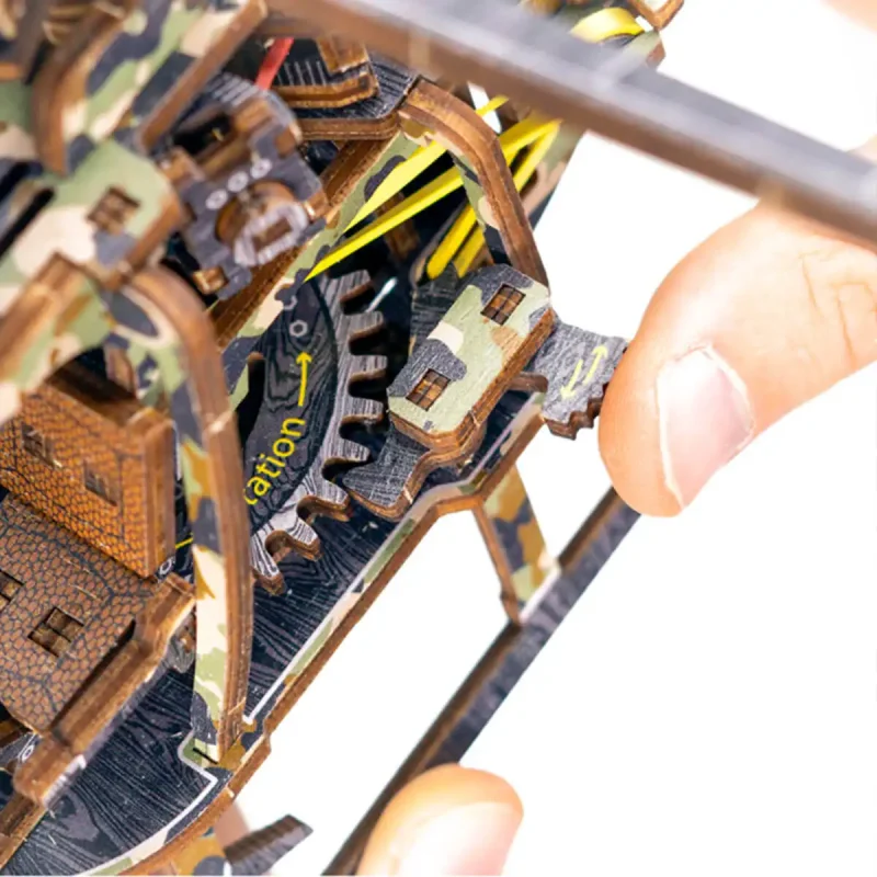 Wooden Puzzle 3D Helicopter Limited Edition 14