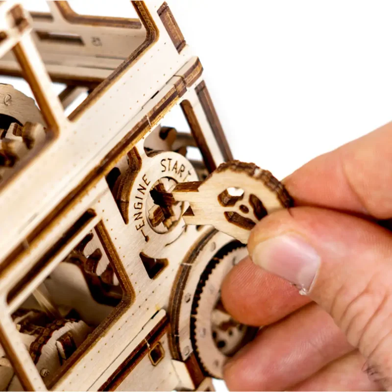 Wooden Puzzle 3D London Bus 18