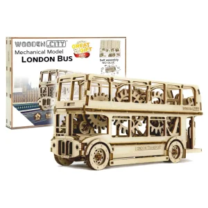 Wooden Puzzle 3D London Bus 5
