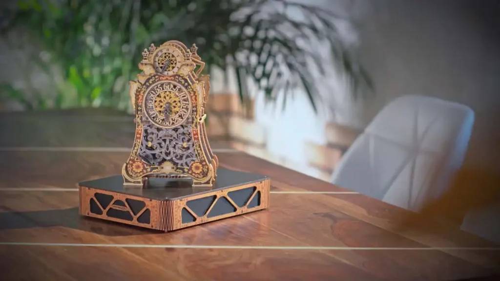 Drewniane puzzle 3D zegar - Magiczny Zegar Limitowana Edycja Opis 4