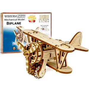 Wooden Puzzle 3D Biplane 7