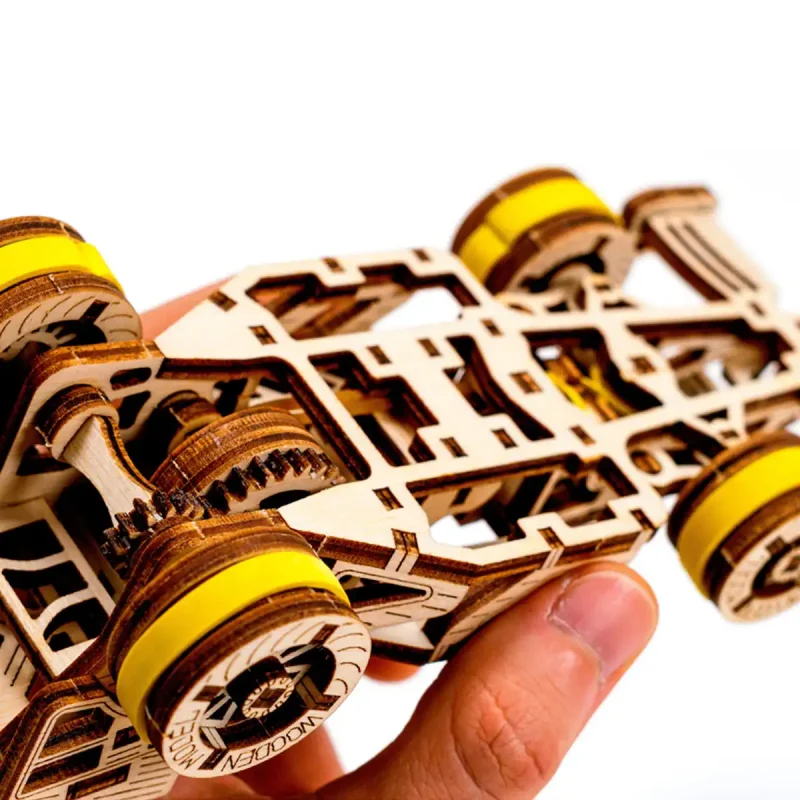 Wooden Puzzle 3D Bolid 3