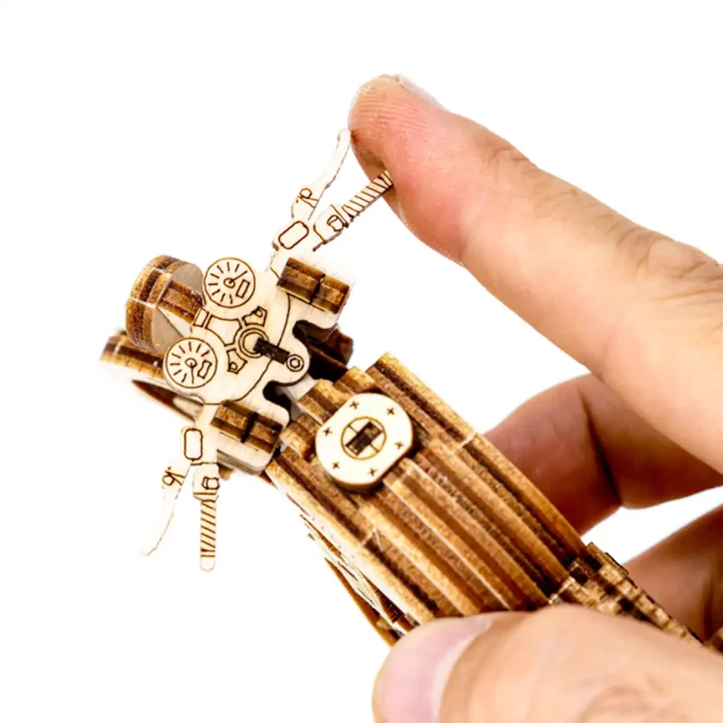 Wooden Puzzle 3D Motorbike Cafe Racer 14