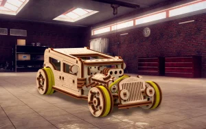 3D Wooden Models For Kids Hot Rod