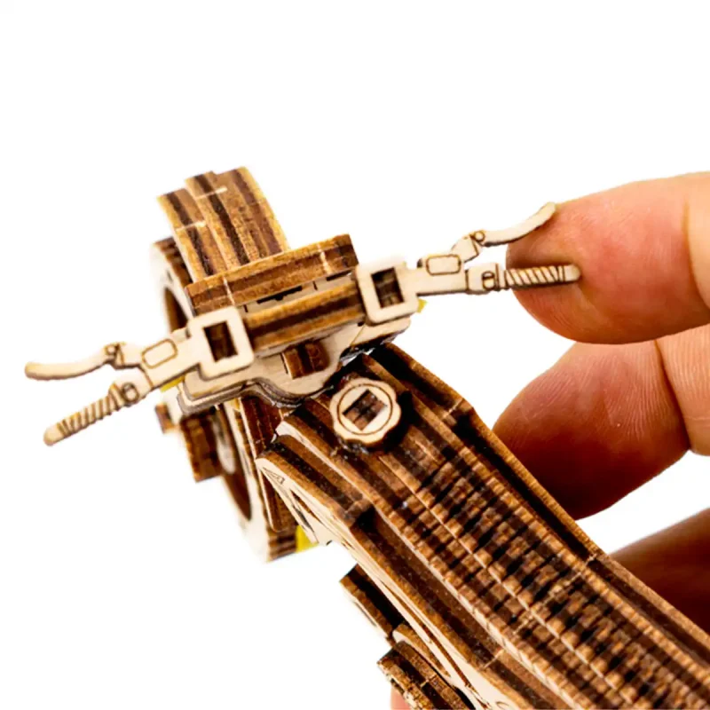 Wooden Puzzle 3D Motorbike Motocross 13