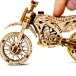 Wooden Puzzle 3D Motorbike Motocross 14