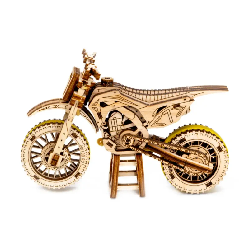 Wooden Puzzle 3D Motorbike Motocross 17