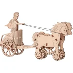 Wooden Puzzle 3D Roman Chariot 14
