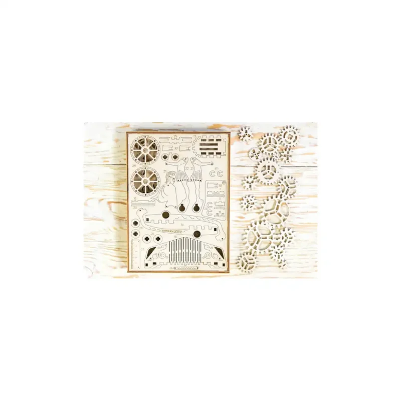 Wooden Puzzle 3D Roman Chariot 3