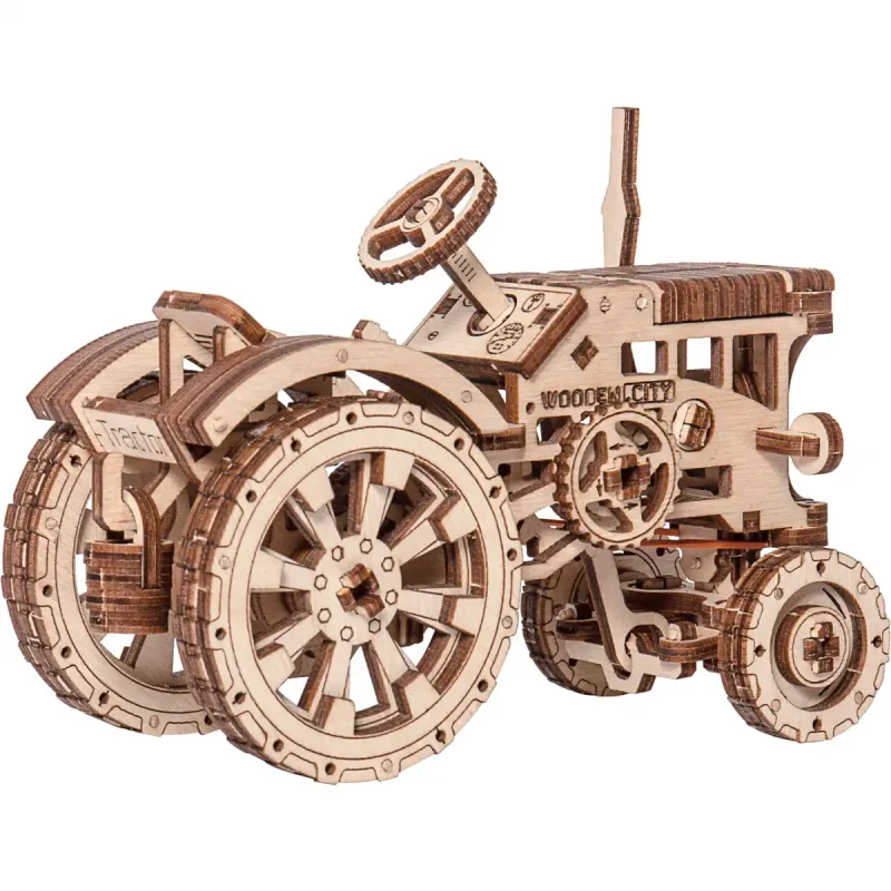 Wooden Puzzle 3D Tractor 24