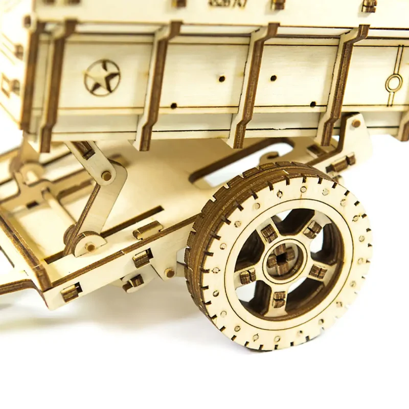 Wooden Puzzle 3D Trailer for 4x4 26