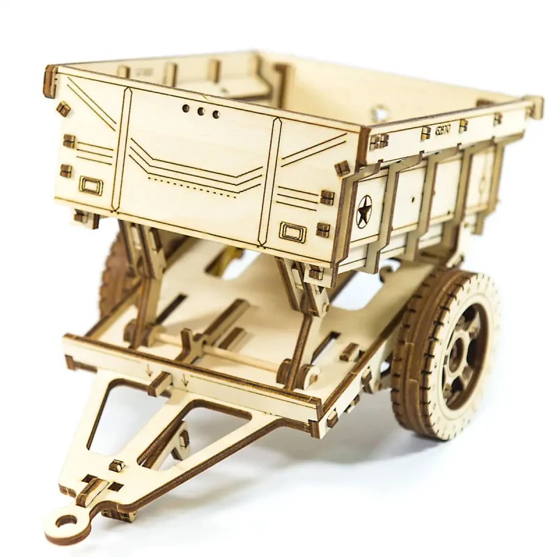 Wooden Puzzle 3D Trailer for 4x4 28