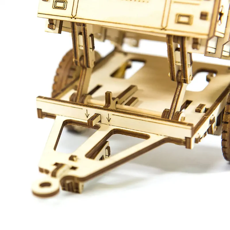 Wooden Puzzle 3D Trailer for 4x4 29