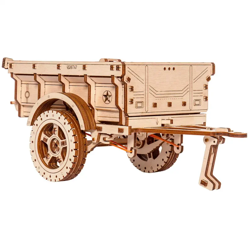 Wooden Puzzle 3D Trailer for 4x4 14