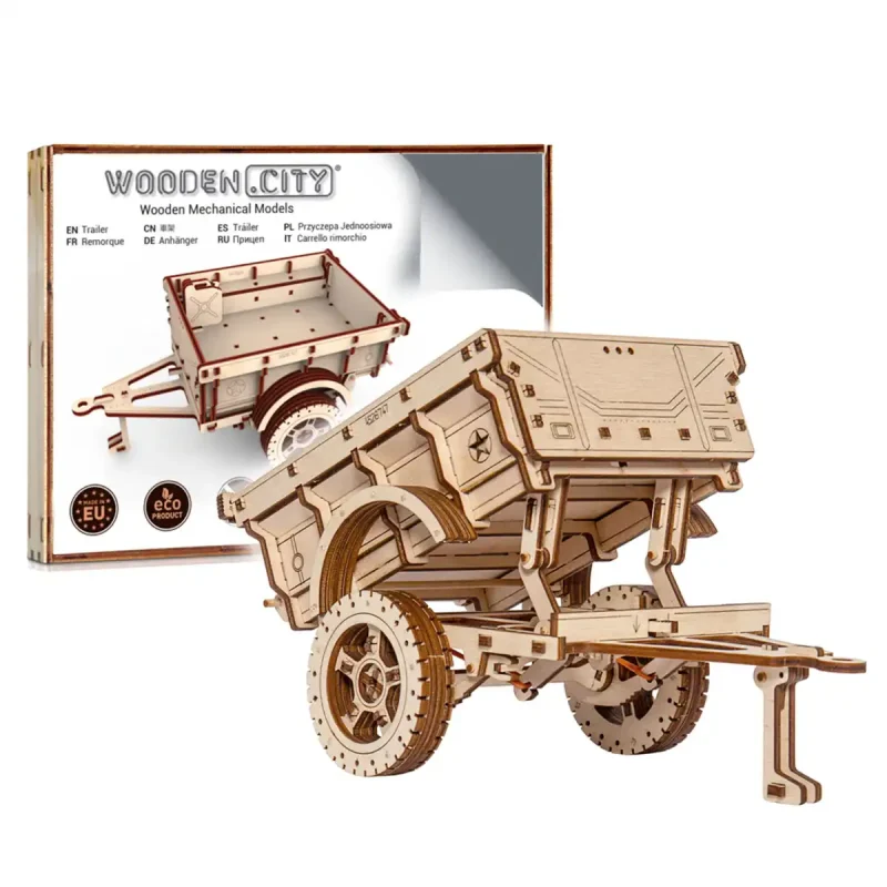 Wooden Puzzle 3D Trailer for 4x4 1