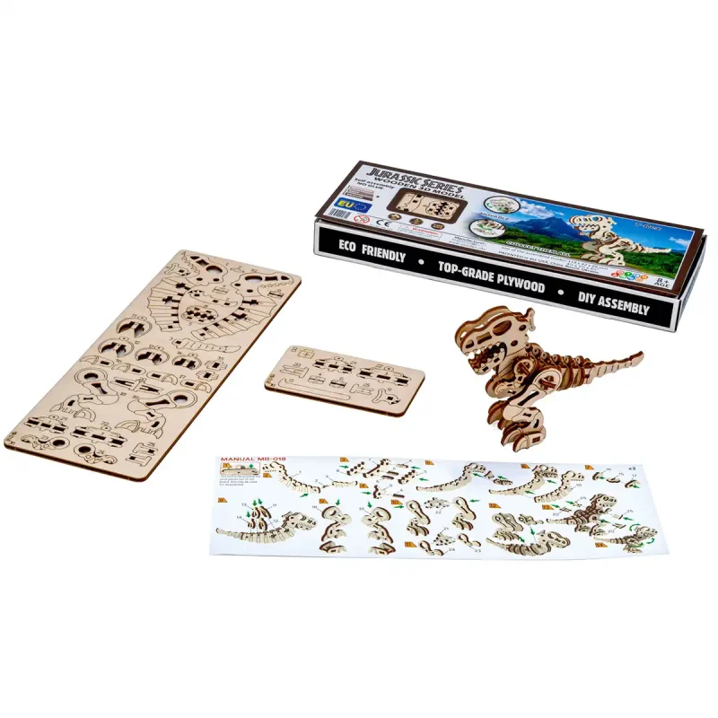 Wooden Puzzle 3D Dino T-Rex 4