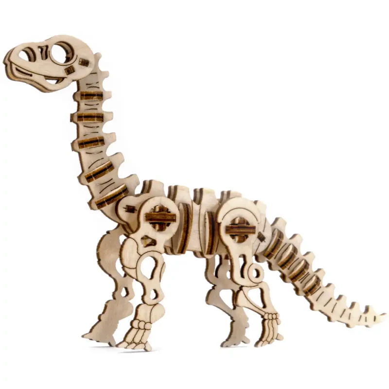 Wooden Puzzle 3D Dino Diplodocus 2