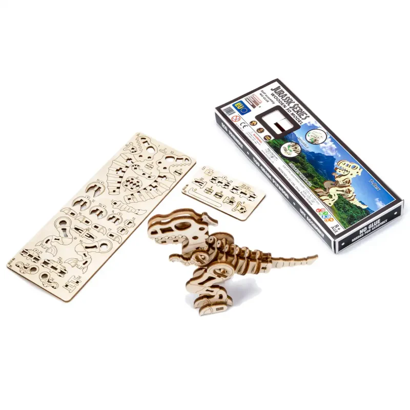 Wooden Puzzle 3D Dino T-Rex 3
