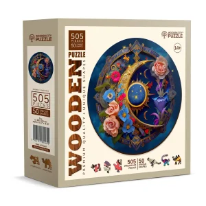 Wooden Puzzle 500 Flower Moon 7