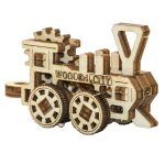 Wooden Puzzle 3D Car Widgets Public Transport - 6