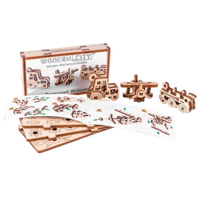 Wooden 3D Puzzle Widgets -2