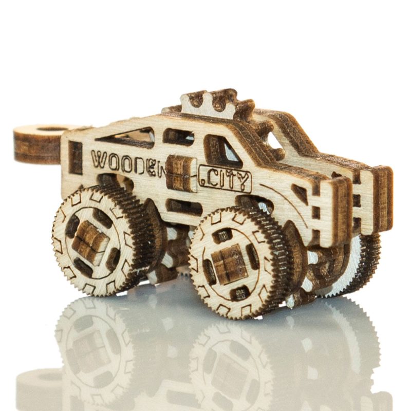Wooden Puzzle 3D Car Widgets Trucks - 5
