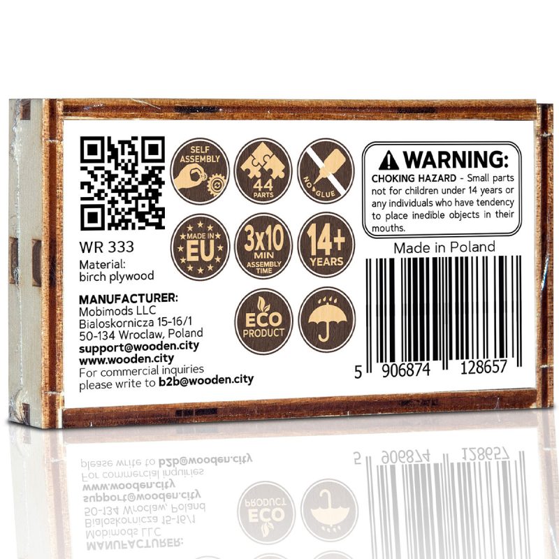 Wooden Puzzle 3D Car Widgets Trucks - 2